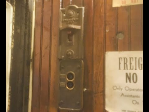 Antique Otis/Marshall continuous-pressure freight elevator - 6024 Broad St. - Pittsburgh, PA