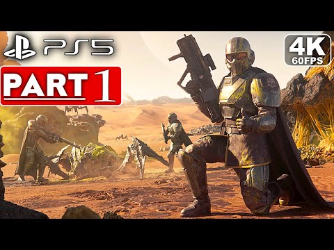 HELLDIVERS 2 Gameplay Walkthrough Part 1 FULL GAME [4K 60FPS PS5] - No Commentary