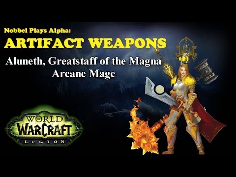 Aluneth - Mage Artifact - Legion Alpha [LORE SPOILERS]