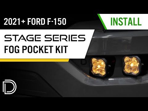 How To Install Stage Series Fog Pocket Kit for 2021-2023 F-150 | Diode Dynamics