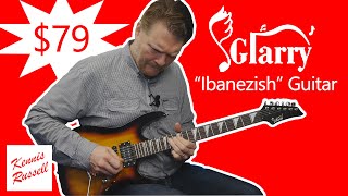 Video thumbnail for $79 Ibanezish Glarry Guitar | Review & Demo Model 170 by Kennis Russell