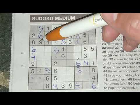 Sudokus, do we need more and more? Medium Sudoku puzzle (with a PDF file) 09-23-2019