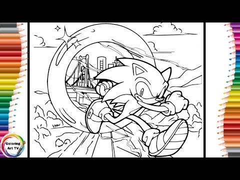 Super Sonic Coloring Pages / Sonic 3 Predictions Coloring Pages