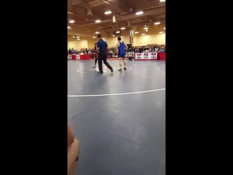 USA Wrestling Veterans Nationals-Freestyle 76kg Div D (Hall vs Gransbery) 1st pd