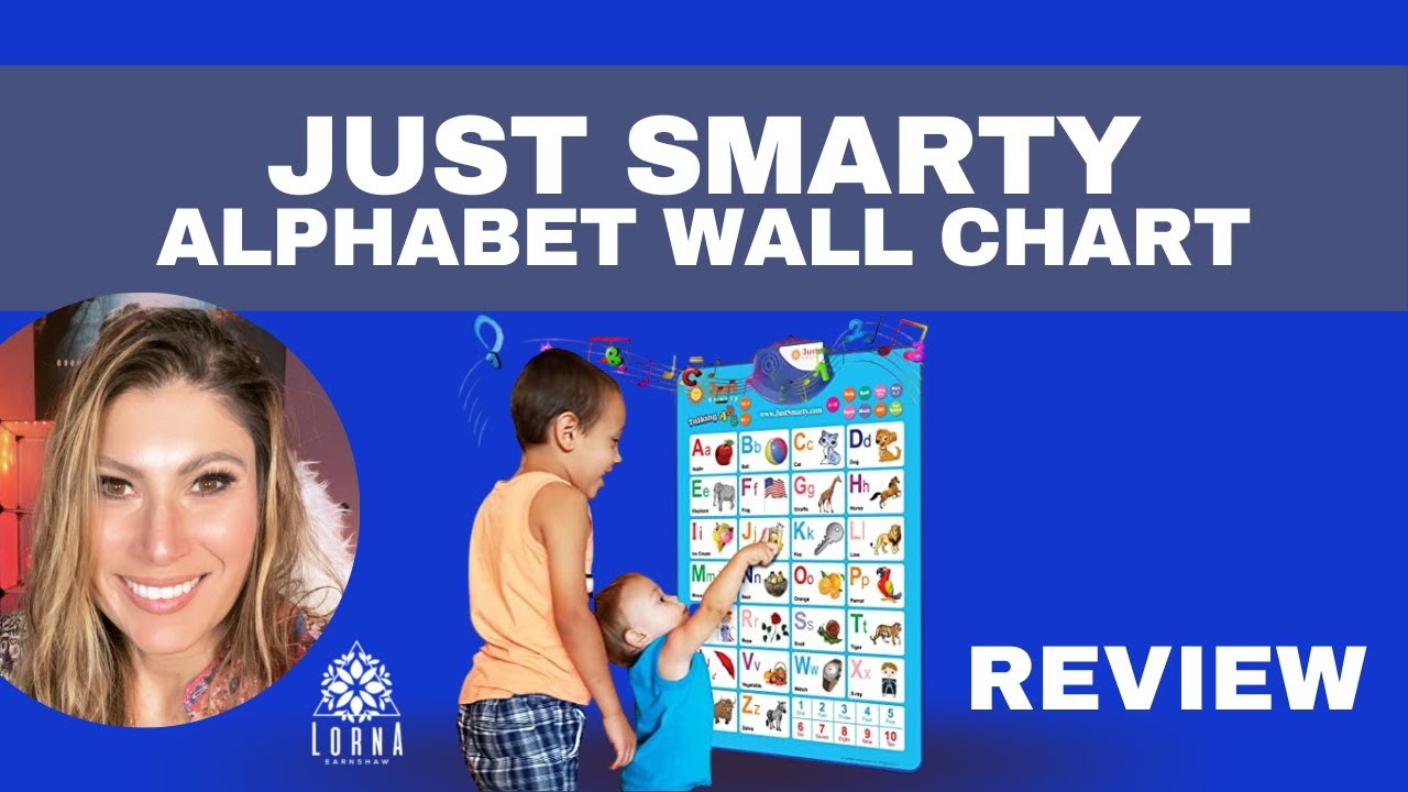 JUST SMARTY Interactive Alphabet Wall Chart Review