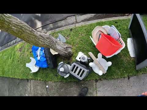 Street Scrapping for eWaste & Bonus Microwaves