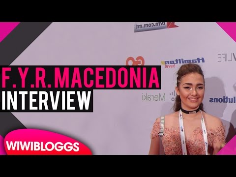Martija Stanojkovic (Macedonia) @ Junior Eurovision 2016 Opening Ceremony