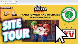 We Called Mario & Luigi Plumbing + Website Tour! (Super Mario Bros. Movie)