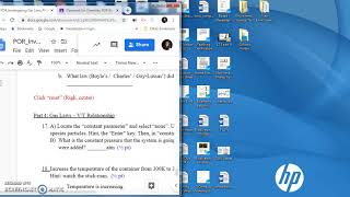 Gas Laws Virtual Lab Part 2