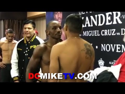 DEVIN ALEXANDER FACEOFF WITH CASTILLO AFTER A 2 YEAR LAYOFF
