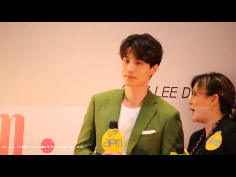 170502 Lee Dong Wook presscon "FOR MY DEAR" IN HK