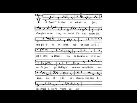 Gregorian Chant - Julian D. Jankowski - 21st Sunday after Pentecost - Offertory