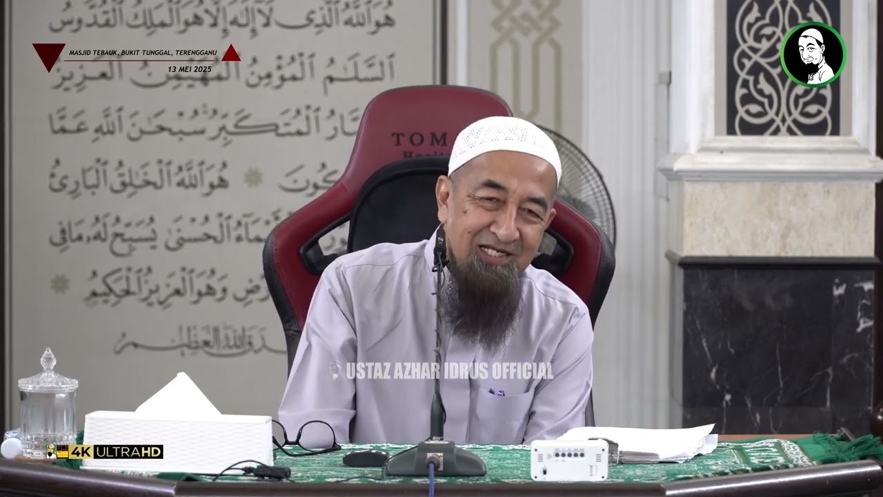 🟡 Koleksi Kuliah Ustaz Azhar Idrus | Masjid Tebauk, Bukit Tunggal, Kuala Nerus, Terengganu | 4K