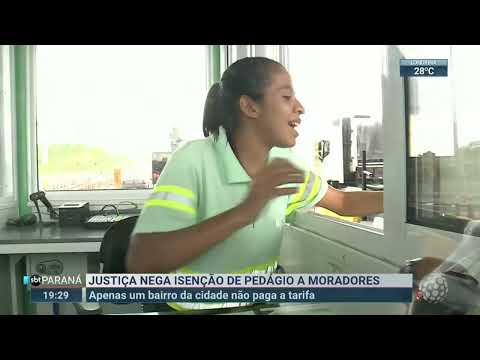 Justiça nega isenção de pedágio para moradores de Jacarezinho | SBT Paraná (03/04/2024)
