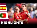 Spain Vs Portugal Highlights UEFA Women S Nations League 08 04 2025