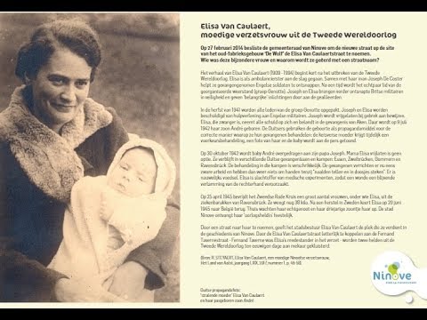 Ninove eert Elisa Van Caulaert