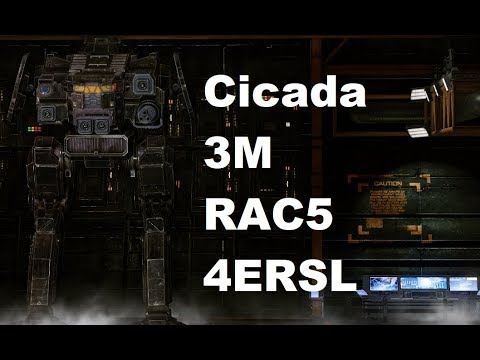 Mechwarrior Online : CDA-3M "Circleada" (1xRAC5, 4xERSL, ECM, XL295)