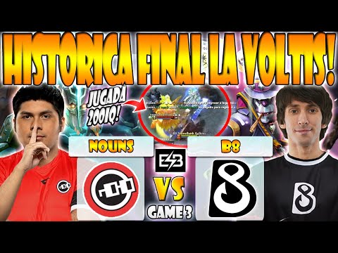 NOUNS VS B8 BO5[GAME 3]FINAL-K1,GUNNAR,LELIS VS DENDI,V-TUNE-QUALIFIER NA THE INTERNATIONAL 2023-ESB