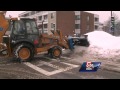 Storm cleanup underway in South Boston - YouTube