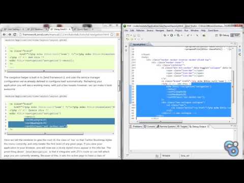 Learning Zend Framework 2 - Using Zend\Navigation in your Album Module