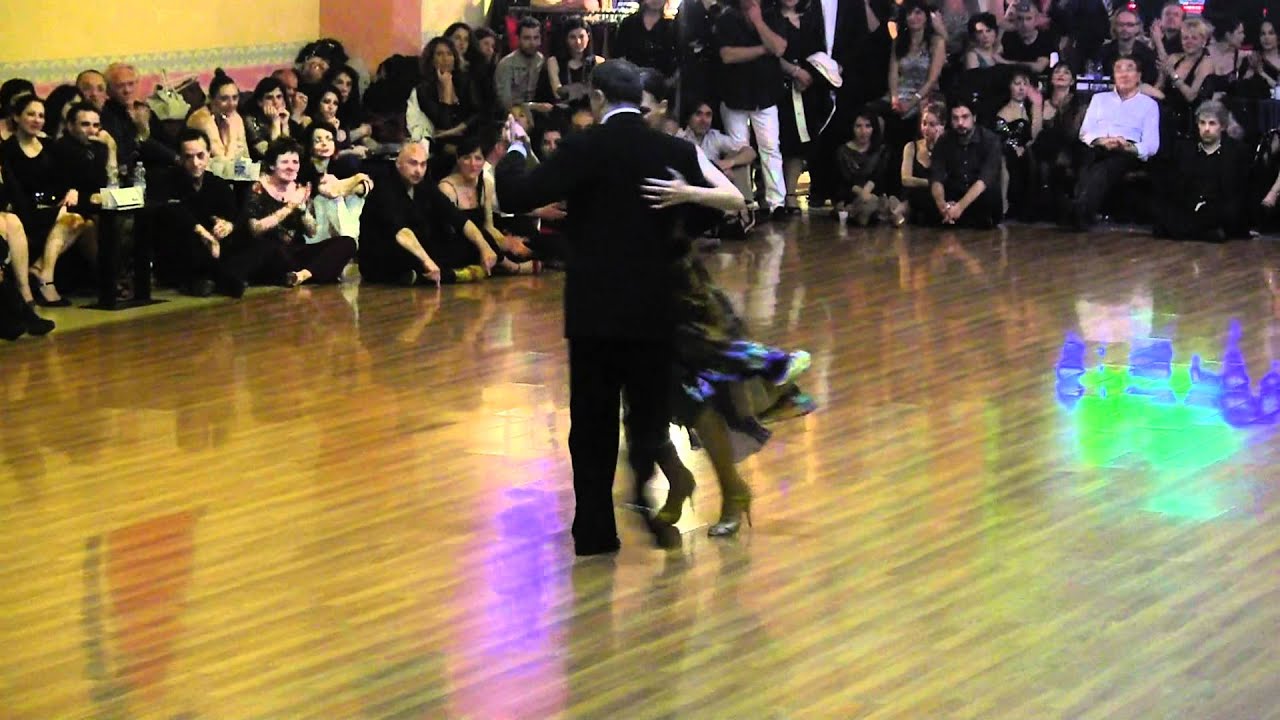 Ricardo Barrios y Laura Melo-milonga.