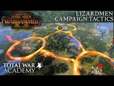 Total War: WARHAMMER 2 - Lizardmen Campaign Tactics - Video Tutorial