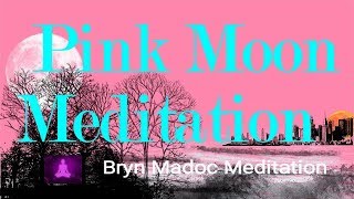 Pink Moon Meditation | Healing | Deep Sleep | Isochronic Tones | Binaural Beats