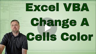 🖍 VBA Macro for Changing a Cell Color