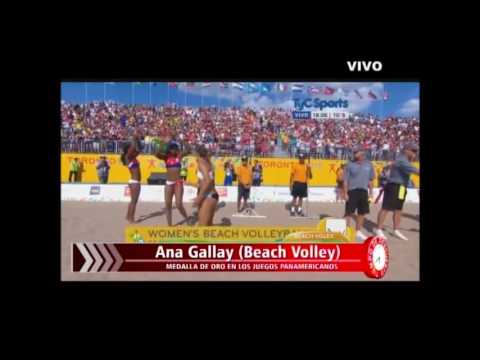 Ana Gallay en #TDD - Beach Volley