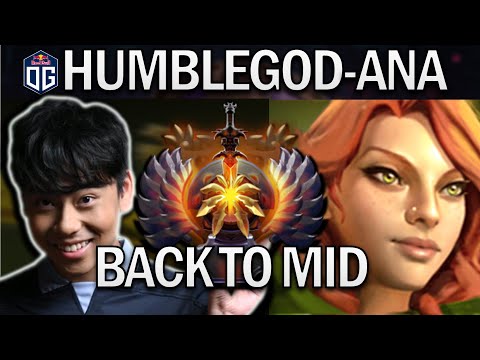 OG.ANA WINDRANGER - BACK TO MID - DOTA 2 7.29 GAMEPLAY