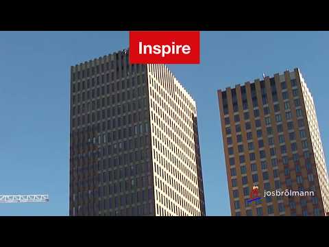 Art of Weathermap at the "Zuidas" office area, Amsterdam