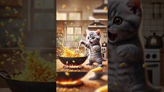 kitten wants popcorn so much🍿#cat #cute #kitten #funny #catlover #kitty