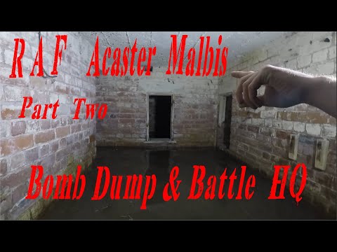 RAF Acaster Malbis WW2 Airfield . Part Two..  Bomb Dump & Battle Headquarters.  On location with IKS