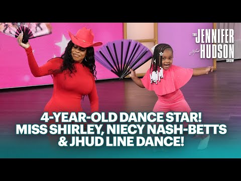 4-Year-Old Miss Shirley Stuns JHud & Niecy Nash-Betts with Her Line Dancing!