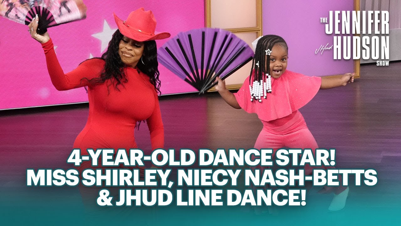 4-Year-Old Miss Shirley Stuns JHud & Niecy Nash-Betts with Her Line Dancing!