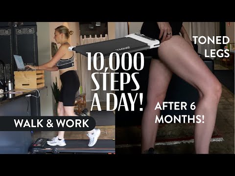 Walking Pad (Treadmill) Benefits | 10,000 steps a day | BEST workout for gut health?