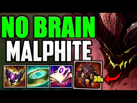 FULL AP MALPHITE IS SECRETLY THE BEST MID LANER (NO BRAIN REQUIRED) - League of Legends