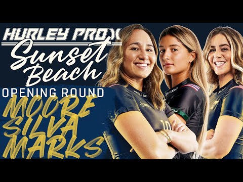 Carissa Moore, Caroline Marks, Luana Silva | Hurley Pro Sunset Beach 2023 - Opening Rnd Heat Replay