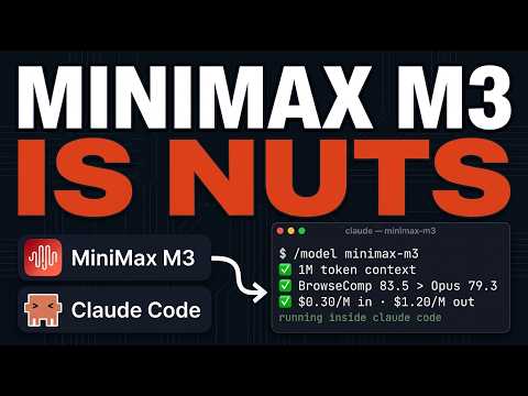 在 Claude Code 里用 MiniMax M3 替换 Opus