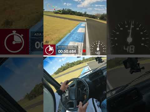ONBOARD: RUBINHO SENTA A BOTA NA ASIA TOWNER DE 40 CV! 😂🚗🏁