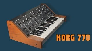 Video thumbnail for KORG 770 Analog Synthesizer 1976 | HD DEMO | by AnalogAudio1