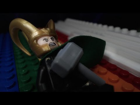 Thor vs Loki Final Battle - Loki Falling Scene IN LEGO