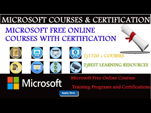 Microsoft Free Online Courses, Training Programs and Certifications ...