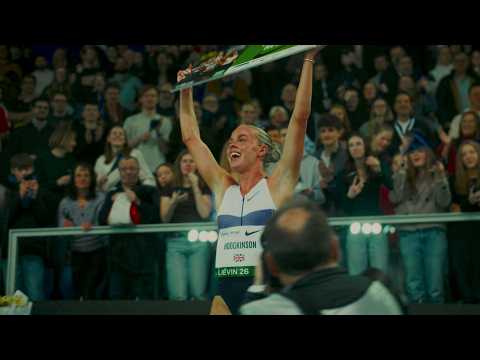 breaking the world record.