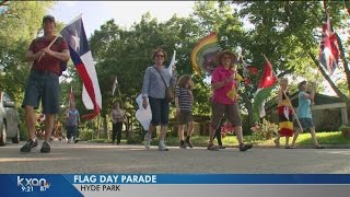 Flag Day parade held in Hyde Park