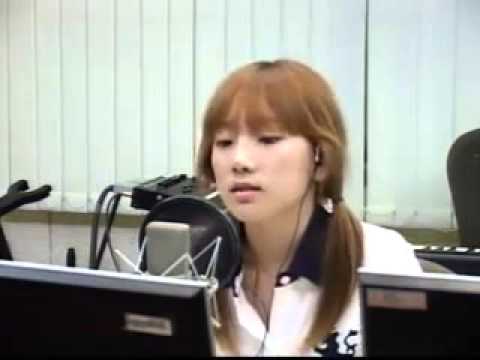 [091014]Taeyeon Lip-Syncing RingDingDong #ChinChin Radio