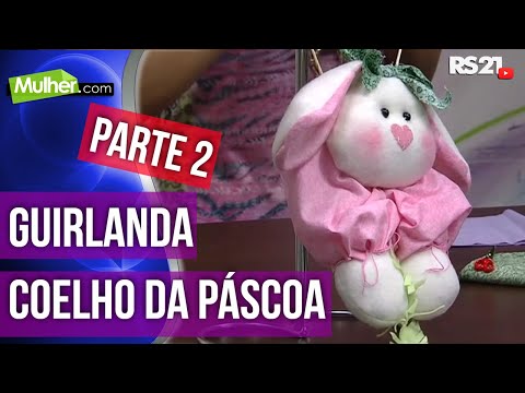 Guirlanda coelho páscoa | Mulher.com |  @RedeSeculo21 | 06/02/2015 | Ana Paula Stahl | Parte 2