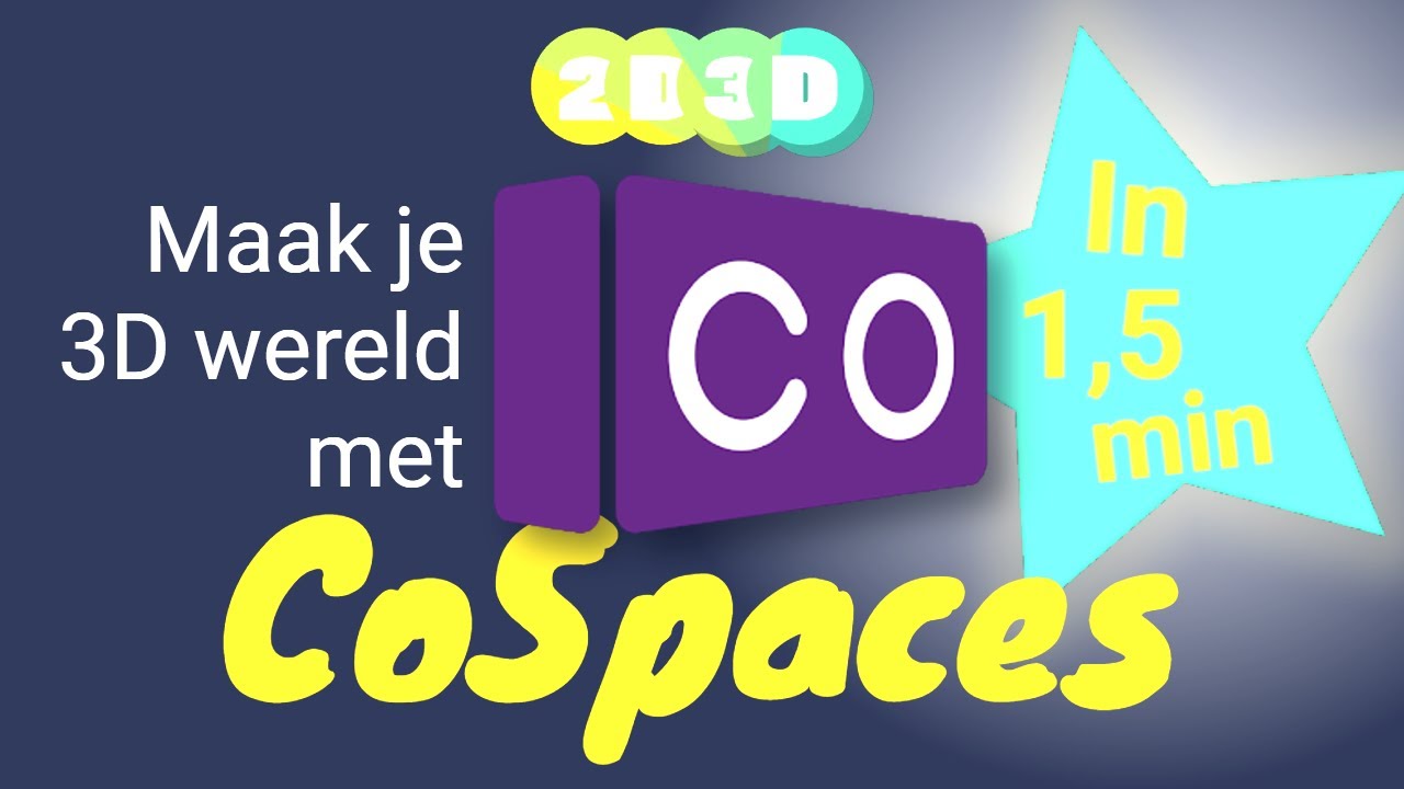 CoSpaces in 1,5 min  - bouw simpel je eigen 3D wereld