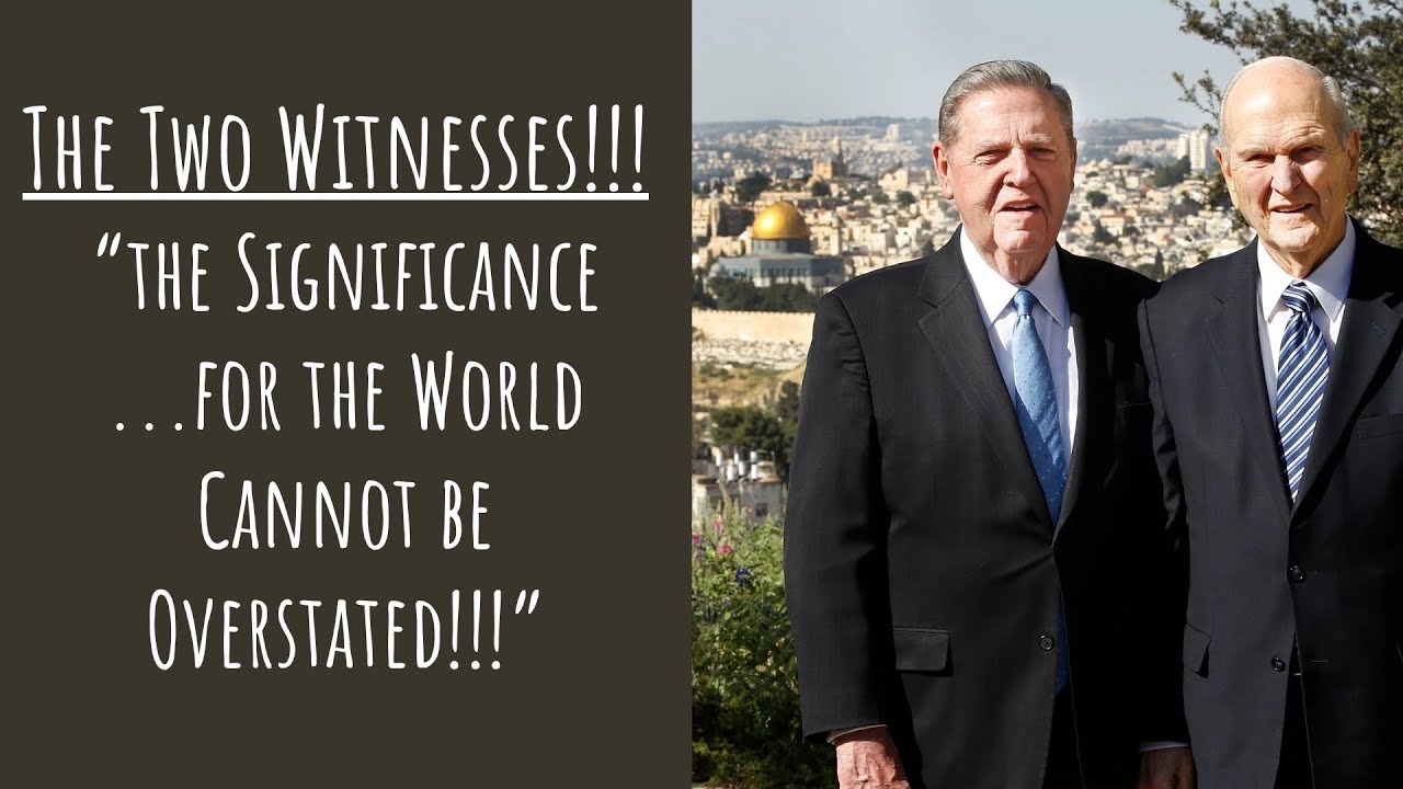 Who Are the Two Witnesses in Revelations?!? (This Is Unbelievable!!!! 😱)