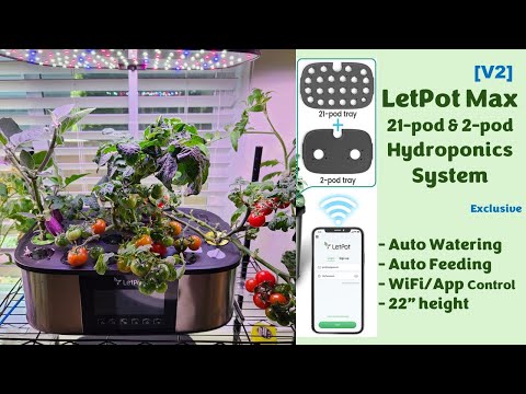 LetPot Max Hydroponics System, 21-Pod & 2-Pod, Exclusive (LPH-Max) - Review